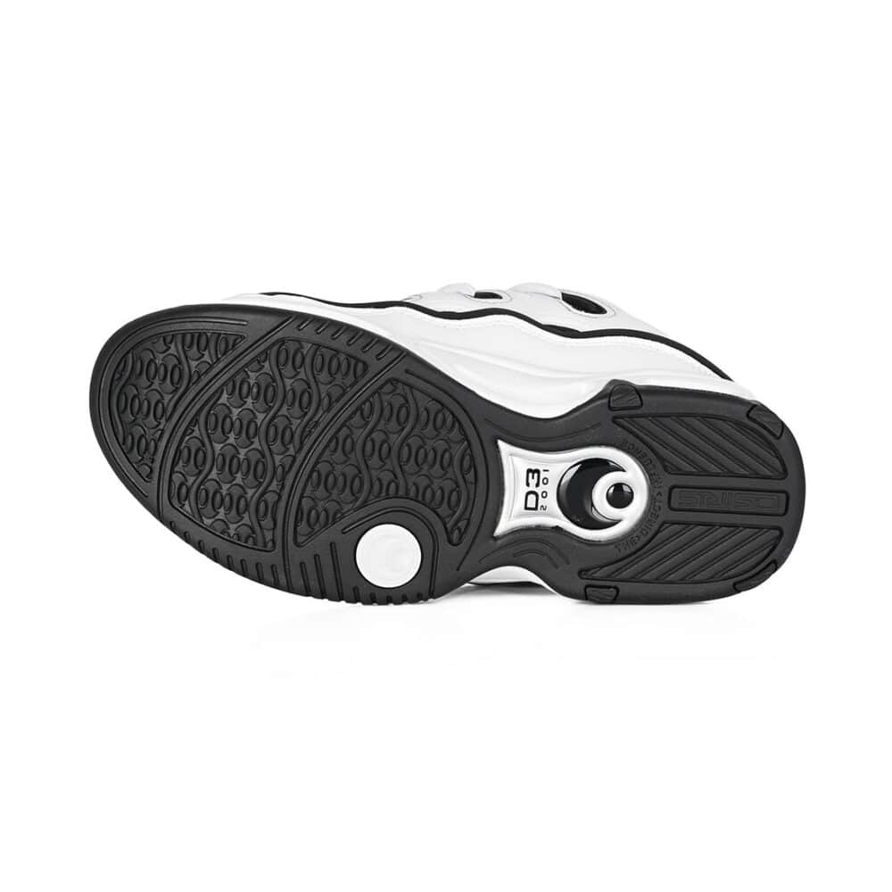 Osiris D3 2001 Skate Shoes - White/White/Black