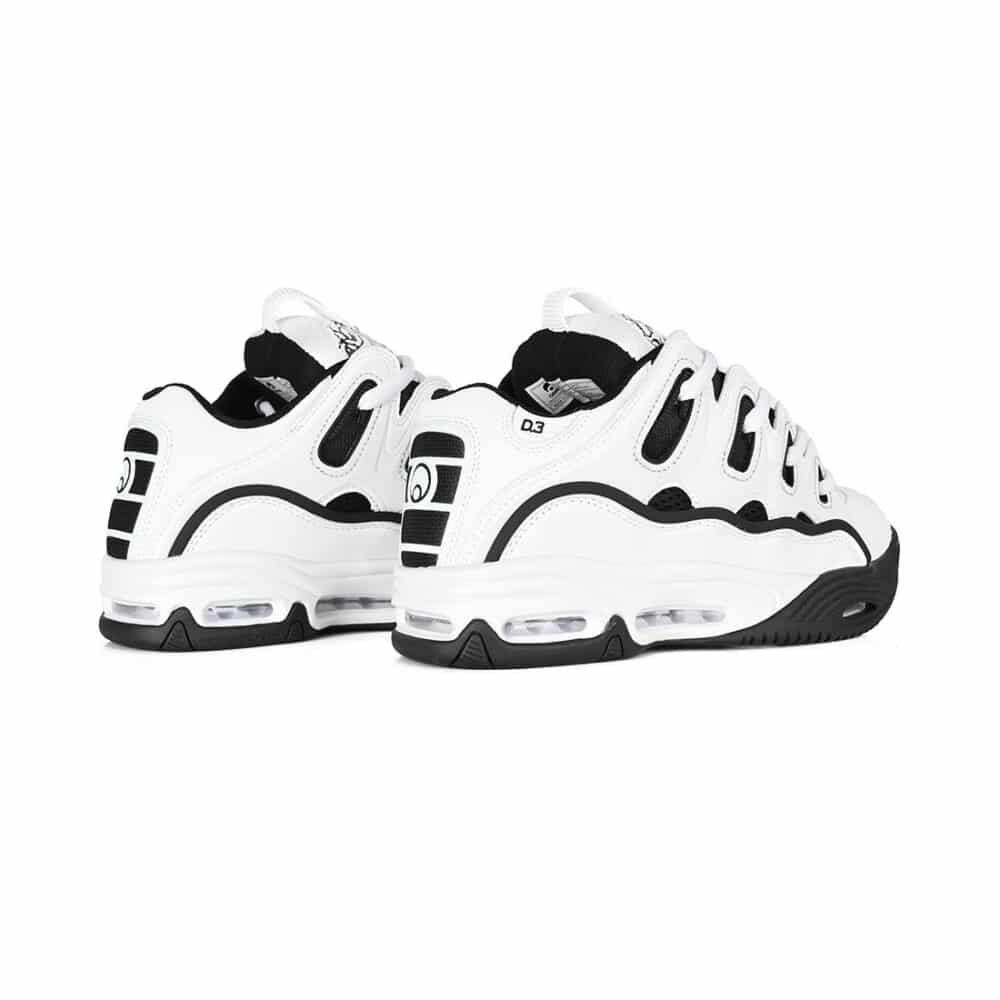 Osiris D3 2001 Skate Shoes - White/White/Black