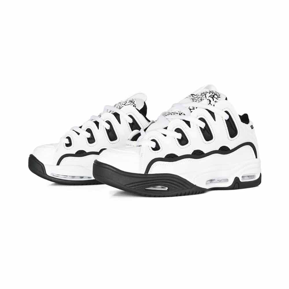 Osiris D3 2001 Skate Shoes - White/White/Black