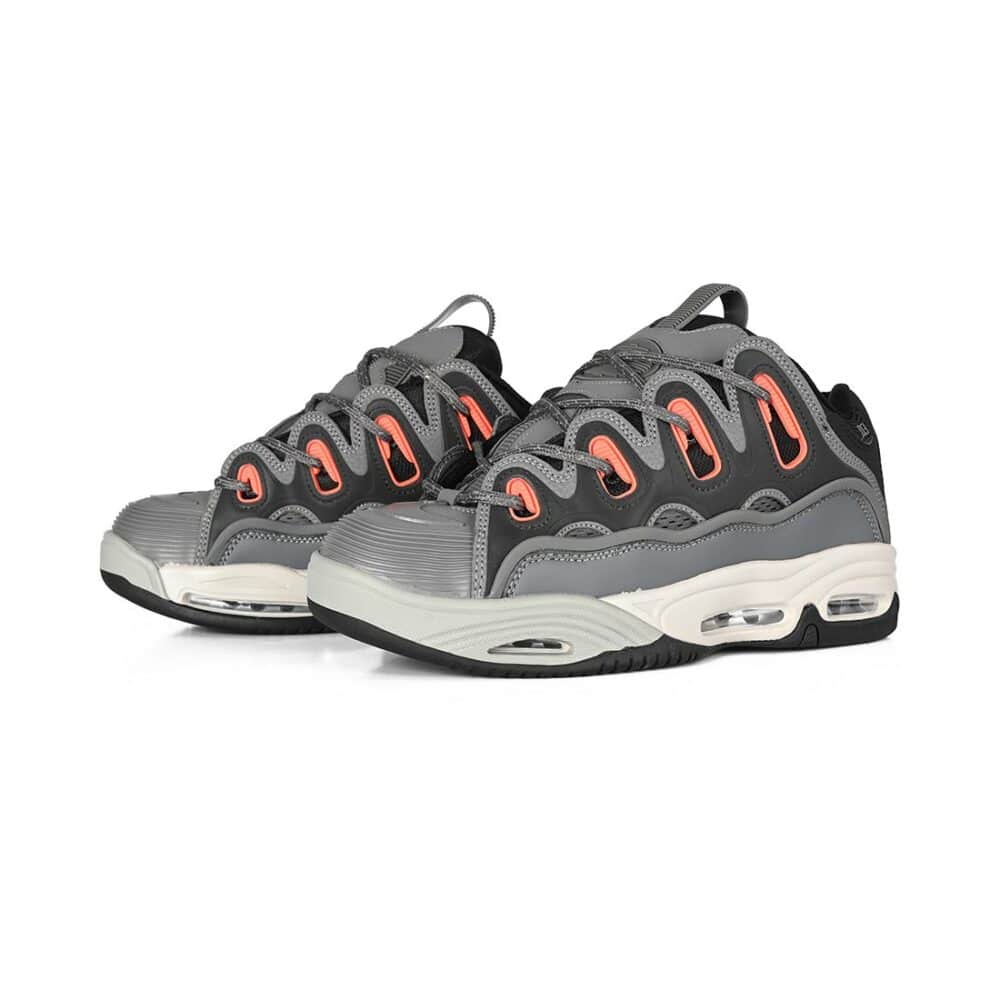 Osiris D3 2001 Skate Shoes - Charcoal/Orange/Black