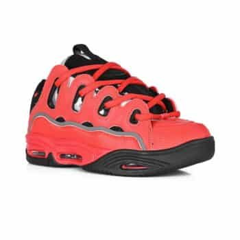 Osiris D3 2001 Skate Shoes - Red/Black/Grey