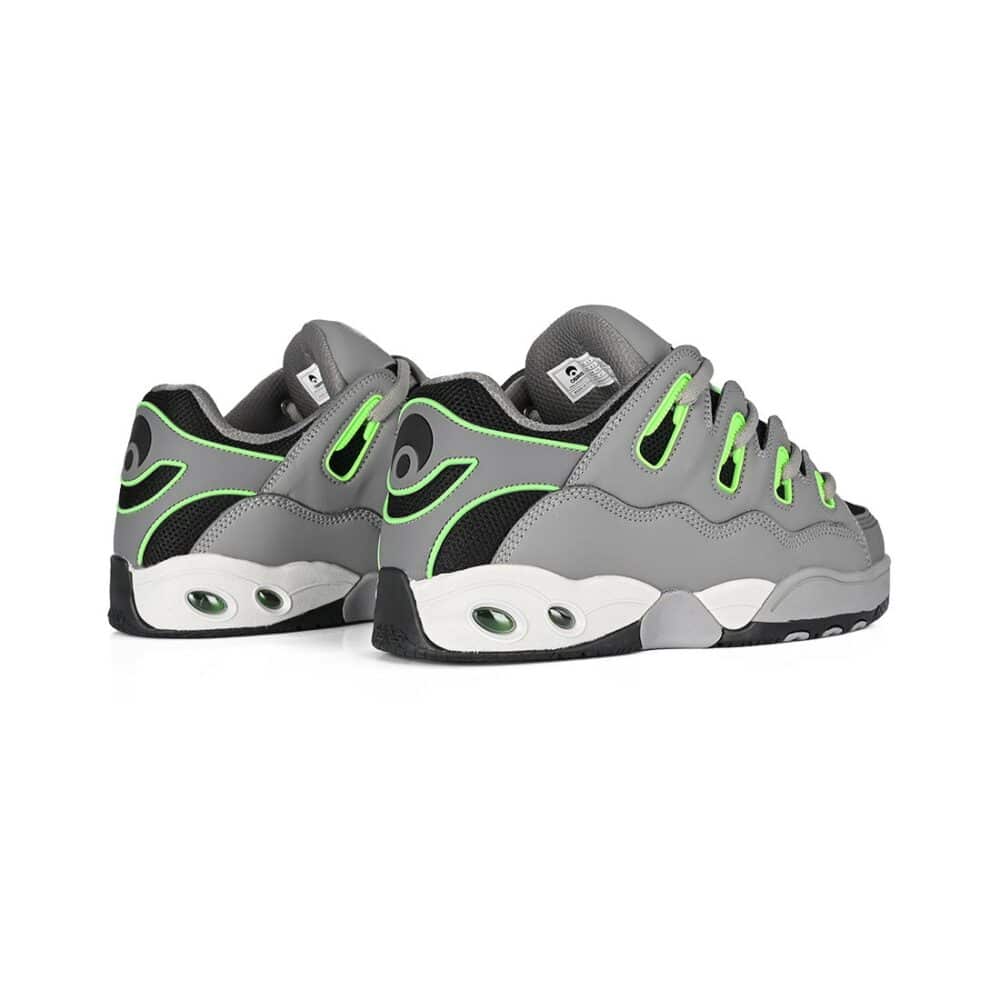 Osiris D3 OG Skate Shoes - Black/Grey/Lime