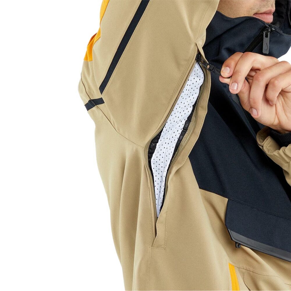 Volcom Brighton Pullover Snow Jacket - Gold