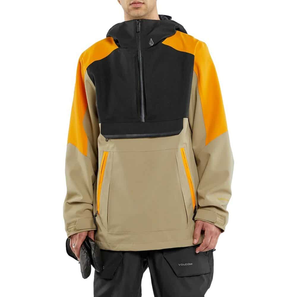 Volcom Brighton Pullover Snow Jacket - Gold