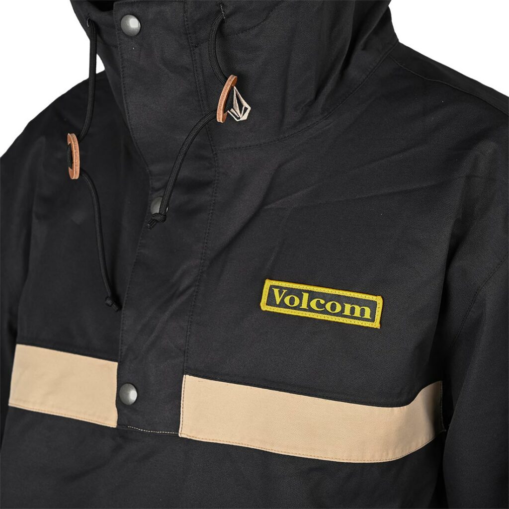 Volcom Longo Pullover Snow Jacket - Black - Supereight