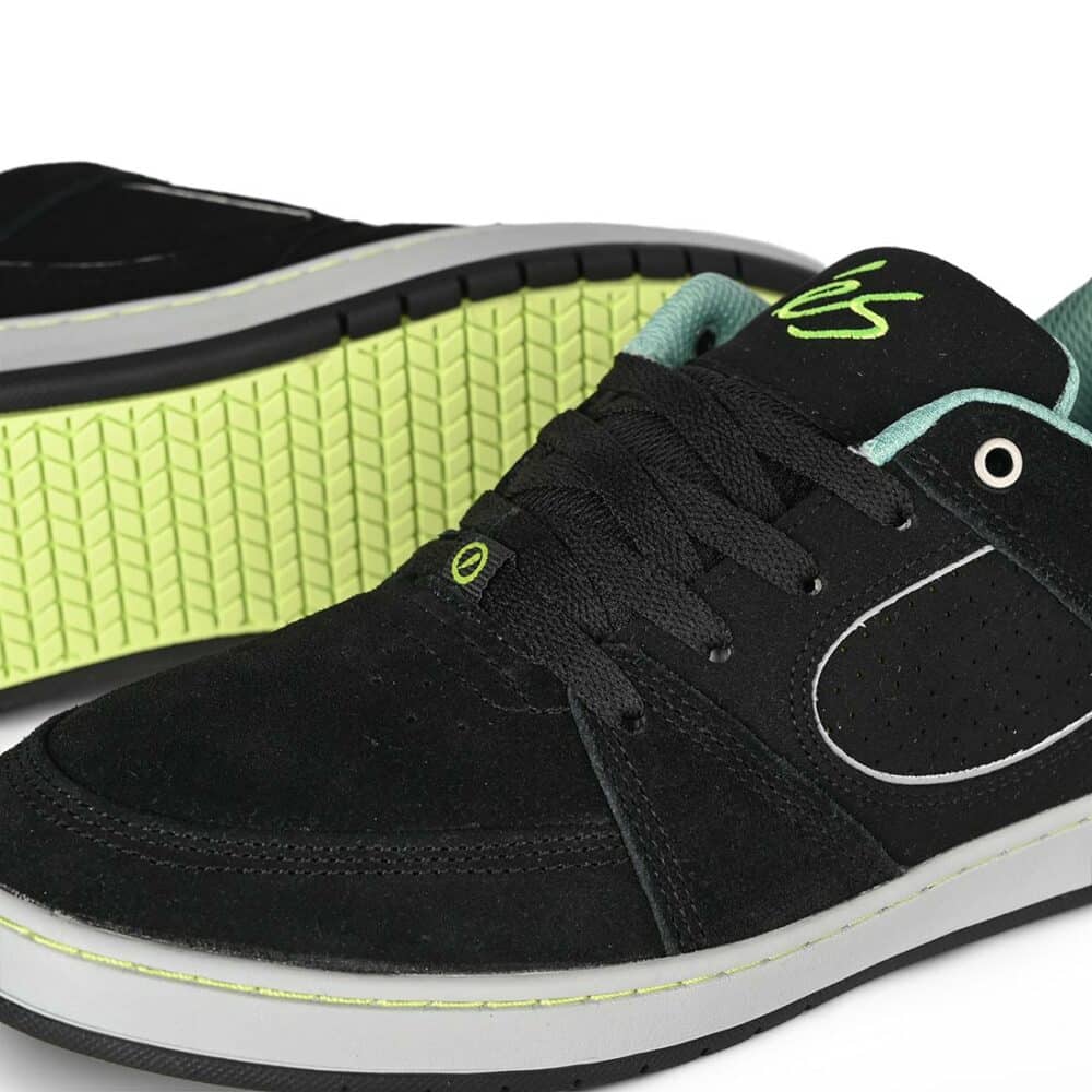 eS Accel Slim Skate Shoes - Black/Grey/Silver