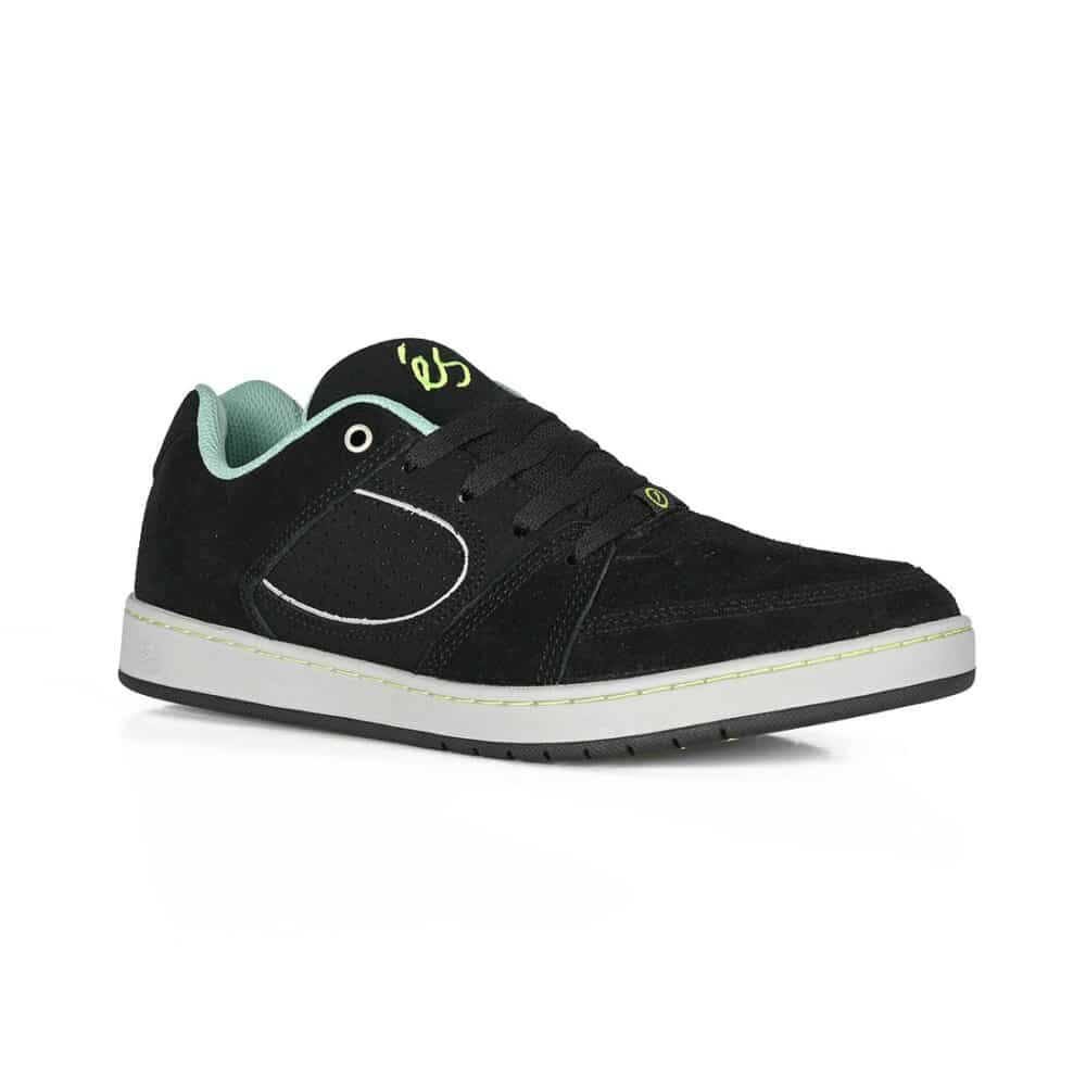 eS Accel Slim Skate Shoes - Black/Grey/Silver