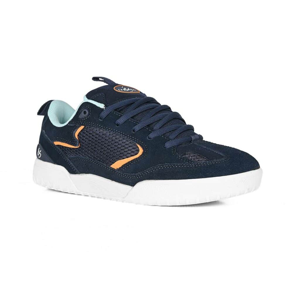 eS Quattro Skate Shoes - Navy/White/Blue