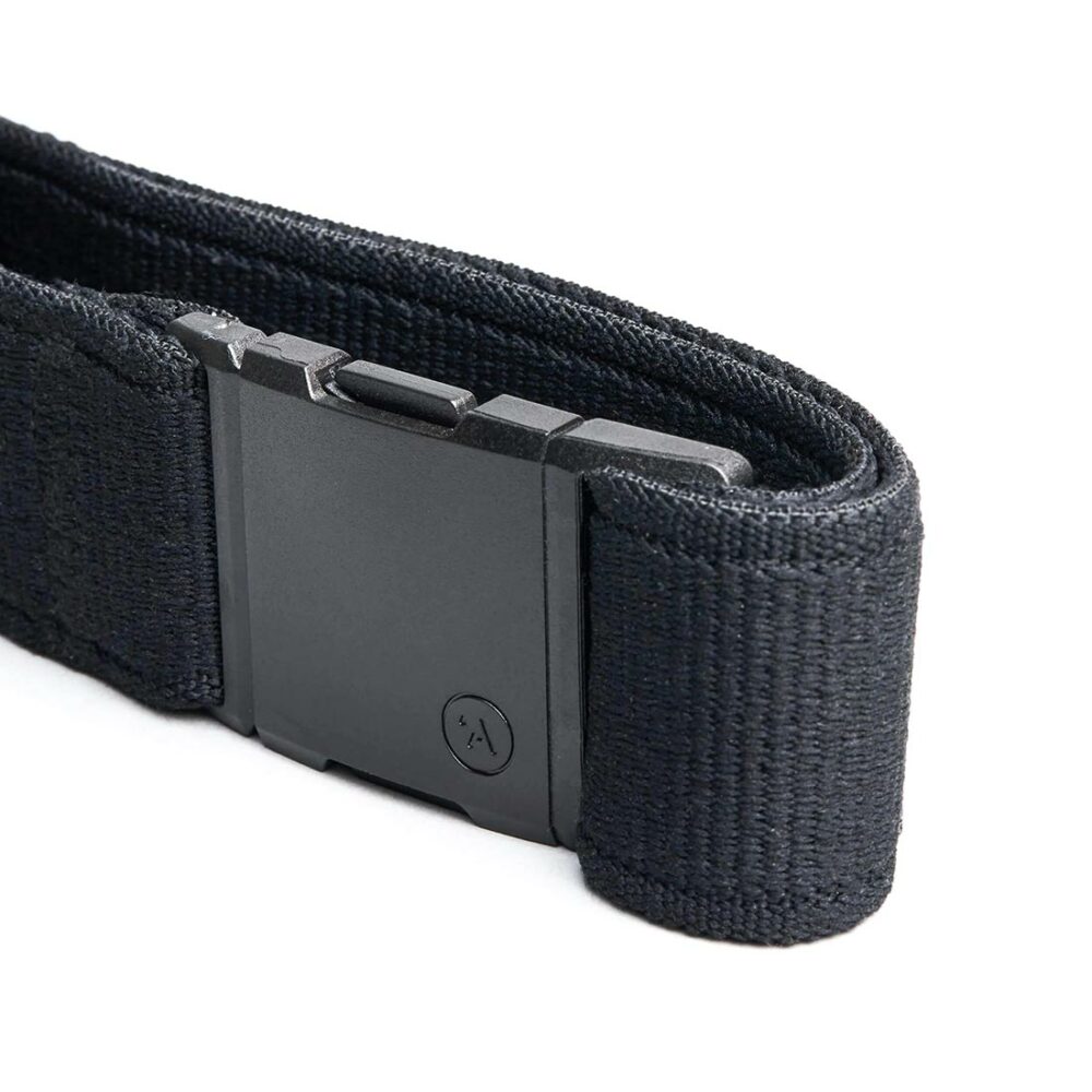 Arcade Midnighter Slim Stretch Belt - Black Noir