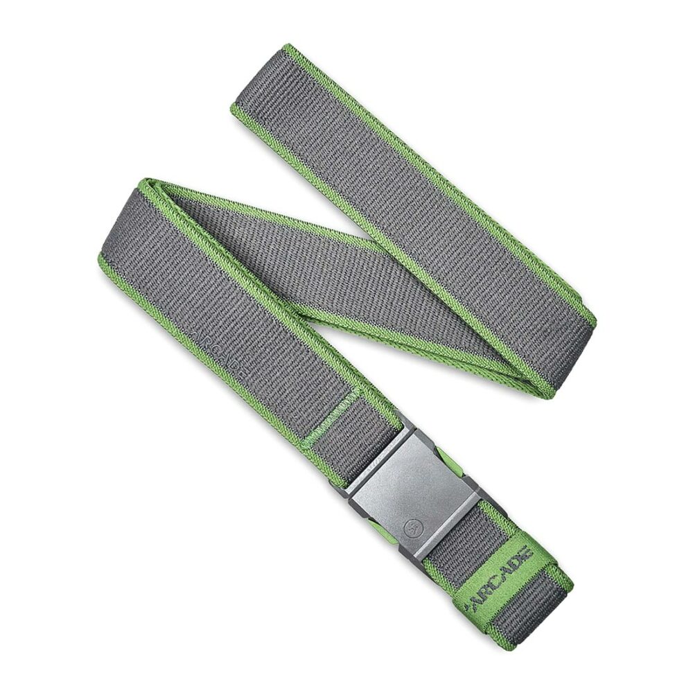 Arcade Carto Slim Stretch Belt - Charcoal/Dill