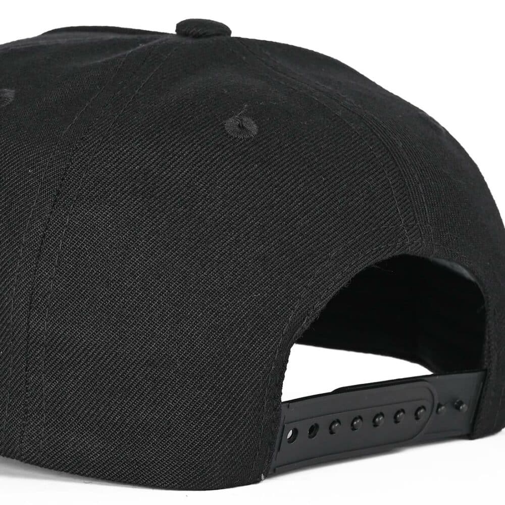 Brixton Crest C MP Snapback Cap - Black/Black/Black