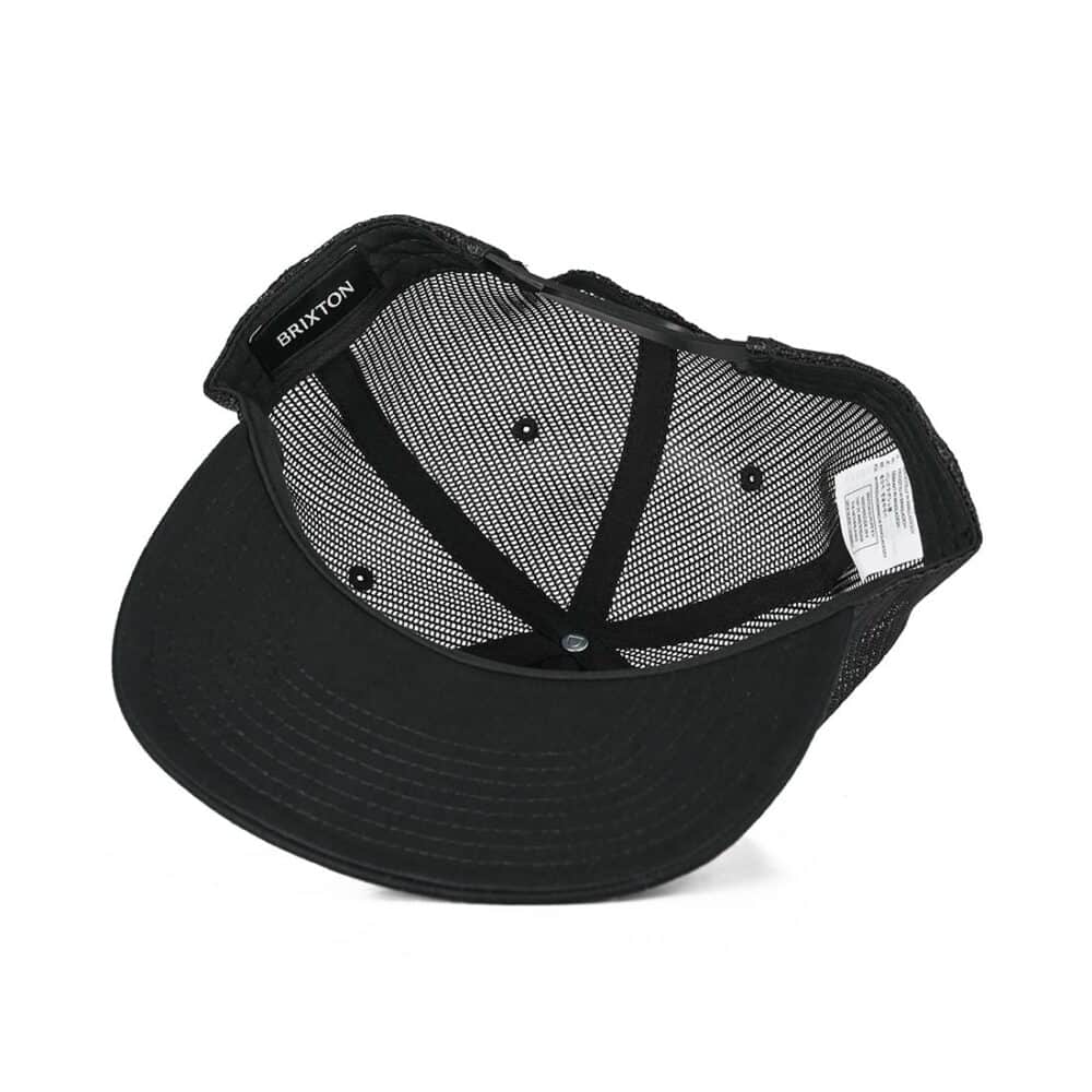 Brixton Grade HP Mesh Back Trucker Hat - Black/Orange/White