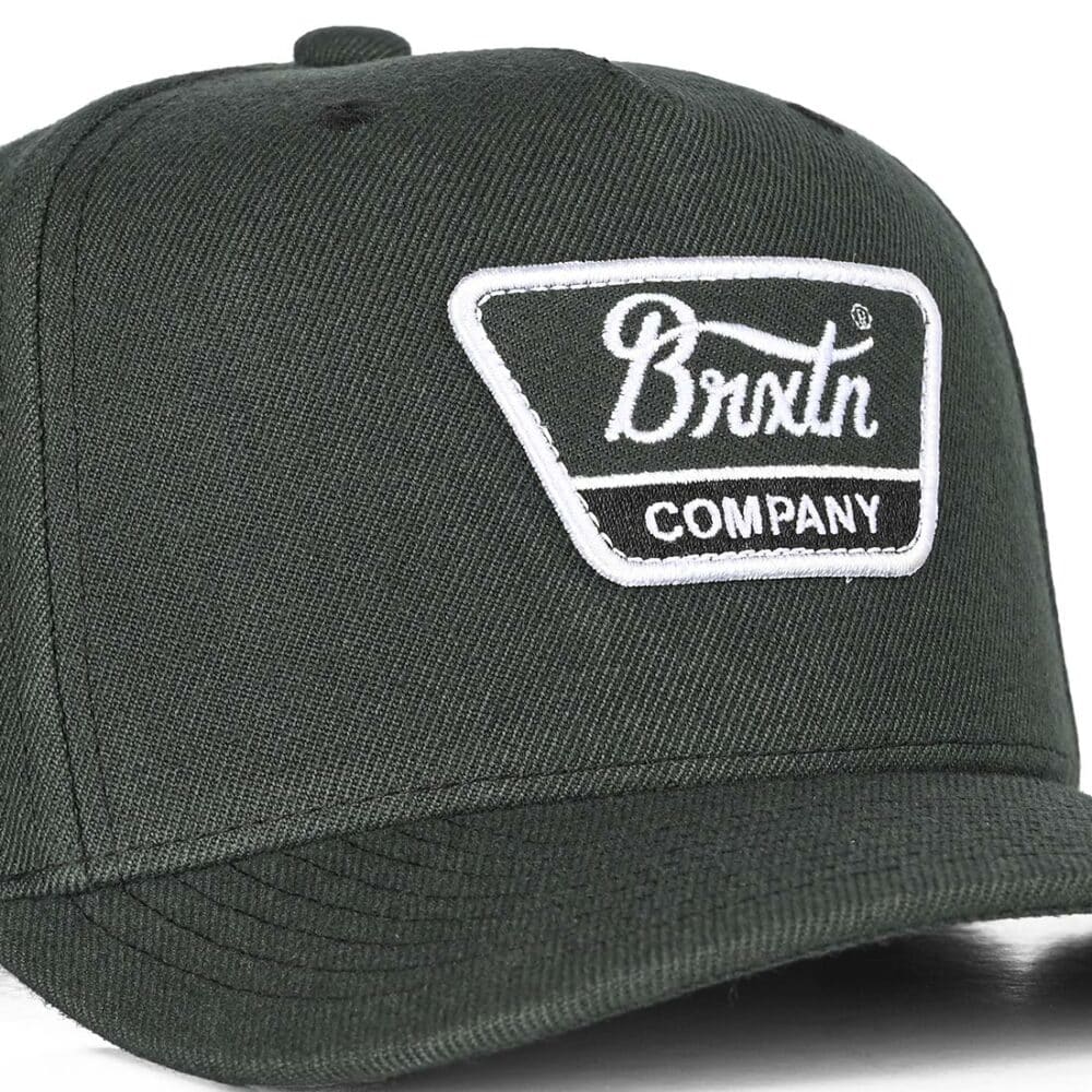 Brixton Linwood MP Snapback Cap - Black/White