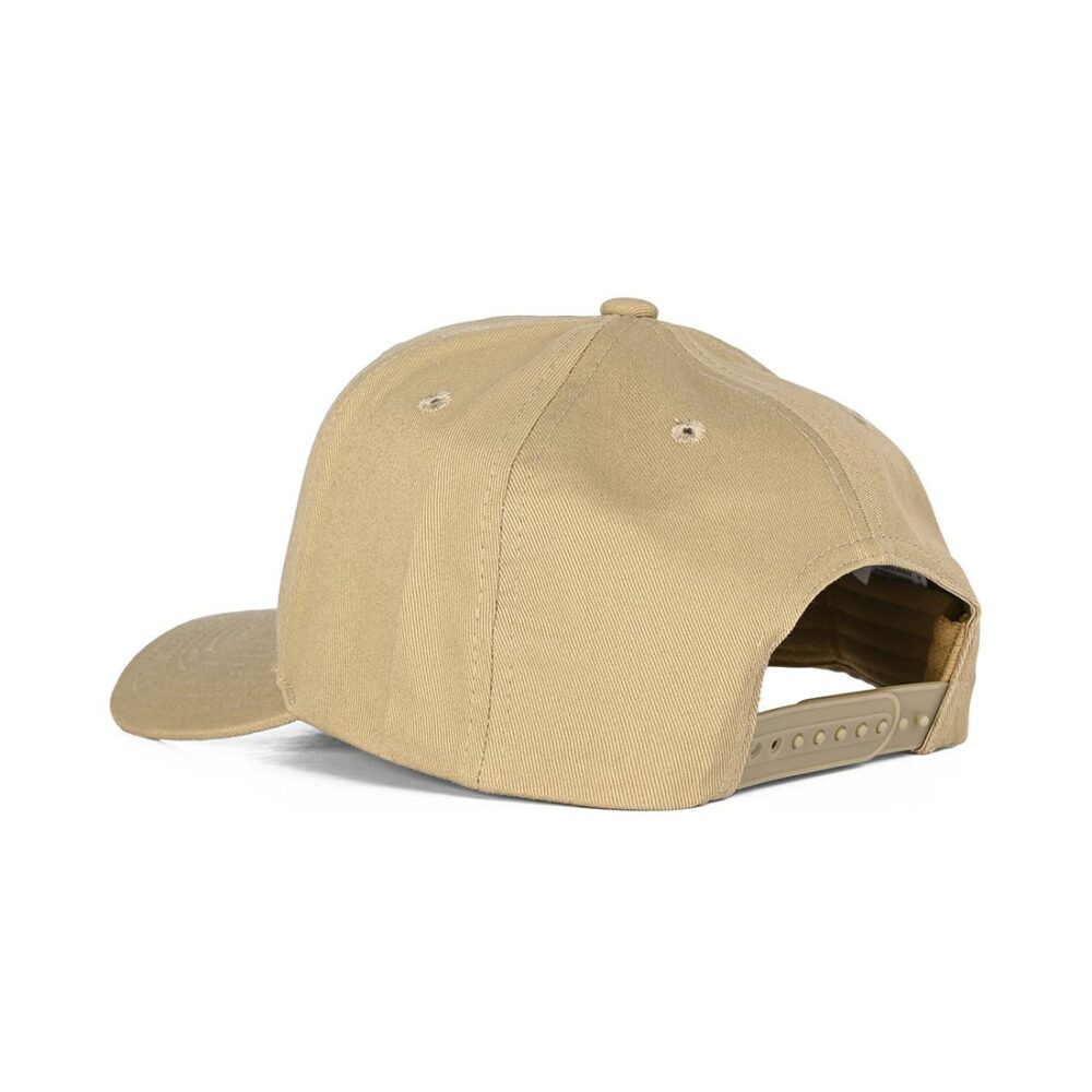 Brixton Linwood MP Snapback Cap - Khaki/Black/White