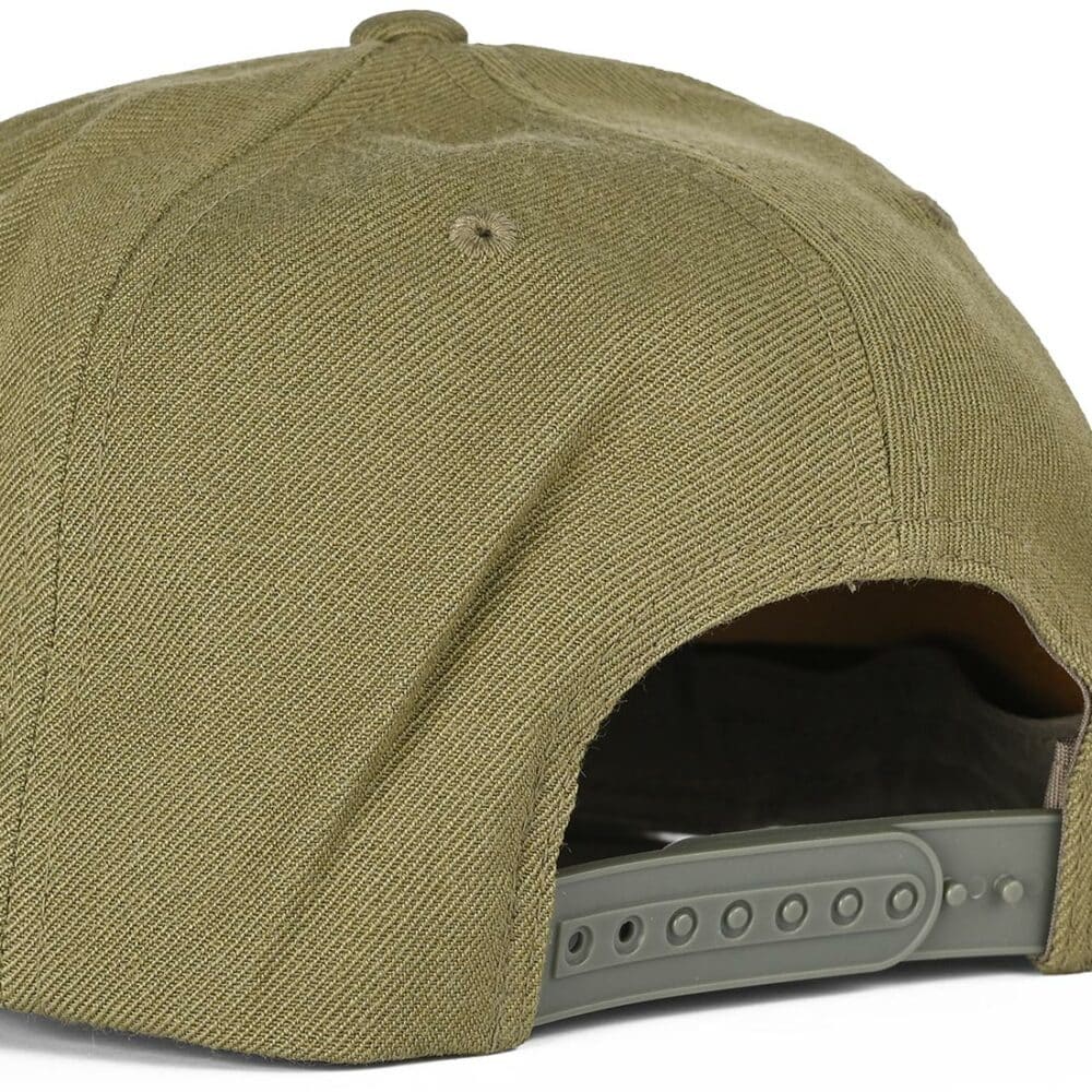 Brixton Oath III Snapback Cap - Olive Surplus/Whitecap