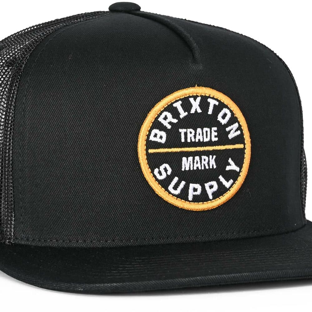 Brixton Oath Trucker Cap - Black/Black