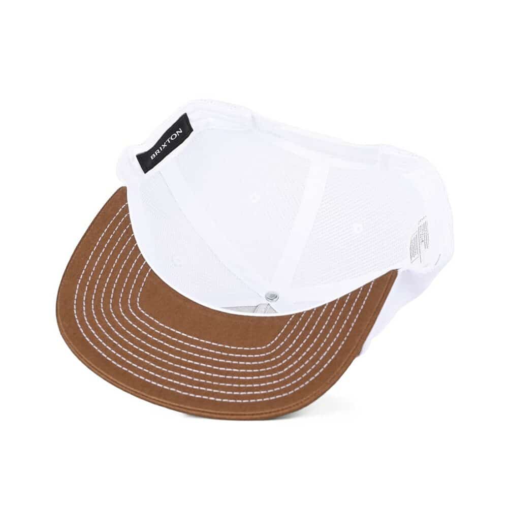 Brixton Oath Trucker Cap - Sepia/White