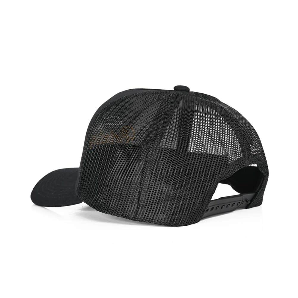 Brixton Postal MP Trucker Cap - Black/Black