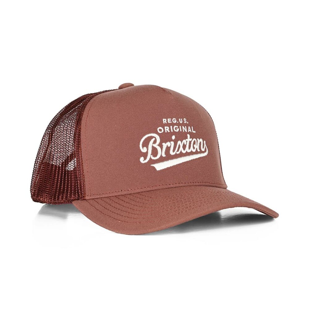 Brixton Postal MP Trucker Cap - Sepia/Sepia