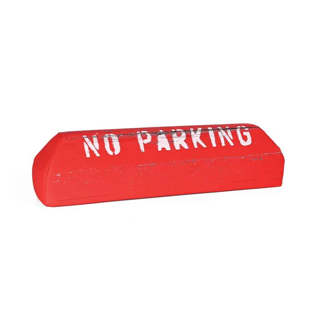 Couch Curbs No Parking Pillow Cushion - Classic Red