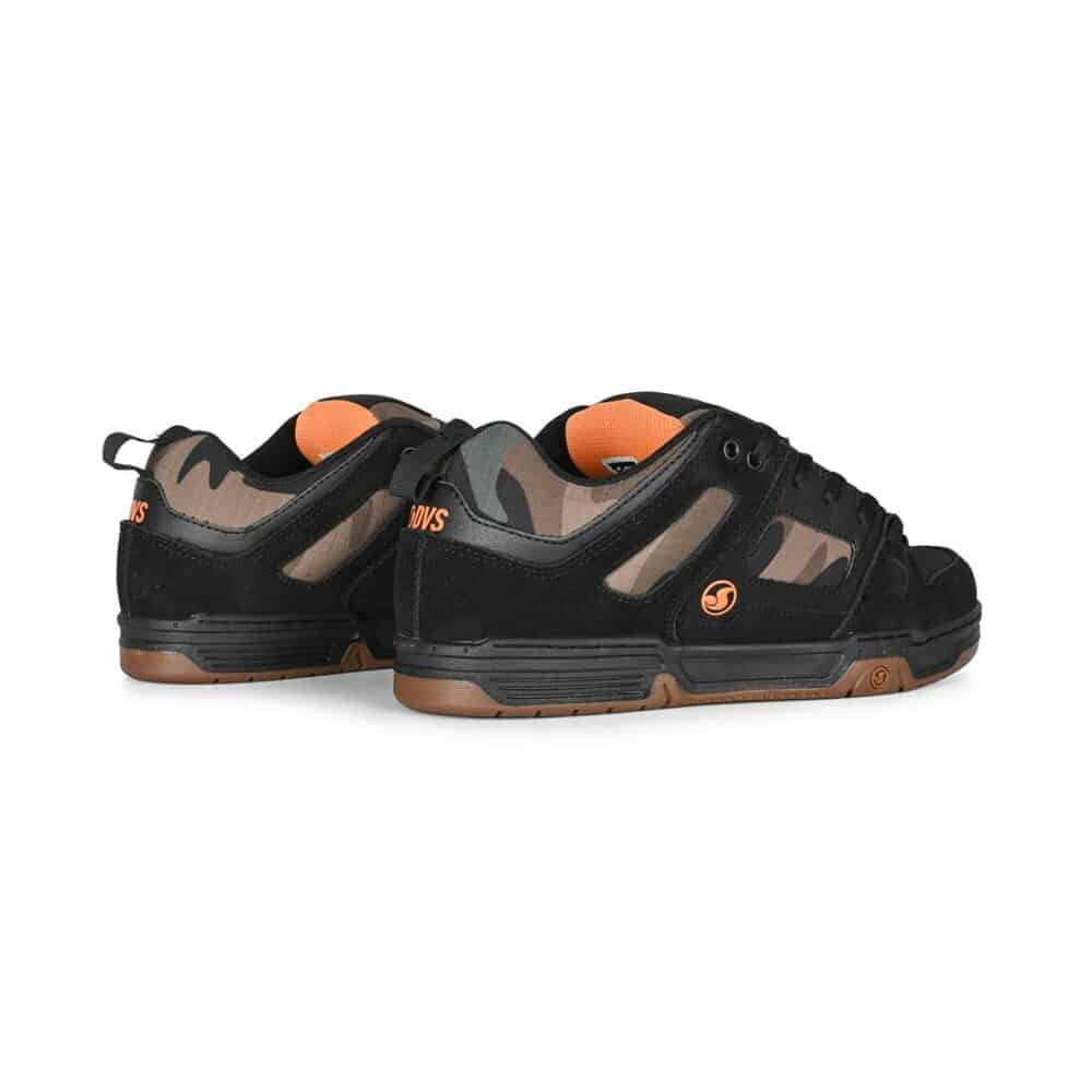 DVS Gambol Skate Shoes - Black/Camo/Orange