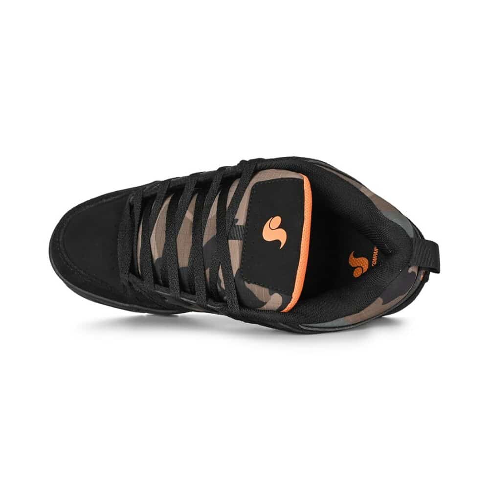 DVS Gambol Skate Shoes - Black/Camo/Orange