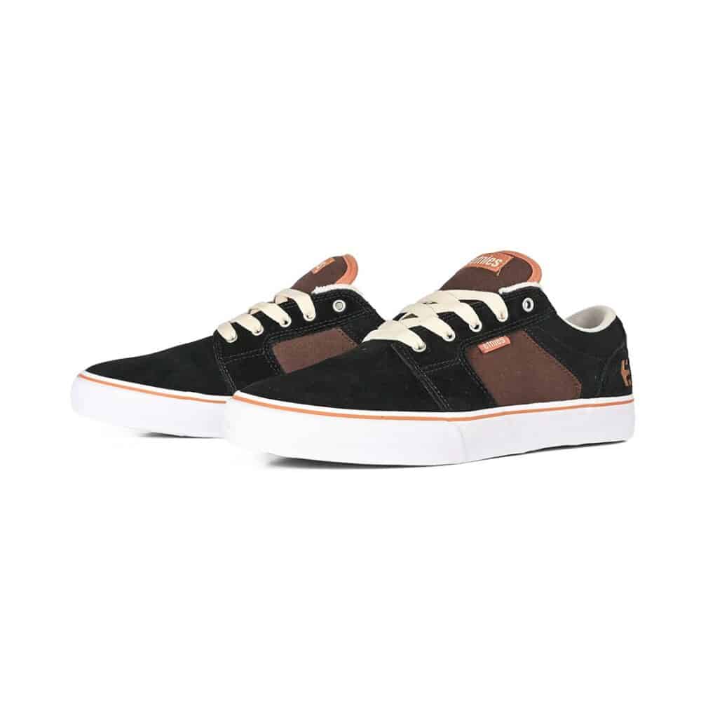 Etnies Barge LS Skate Shoes - Black/Brown