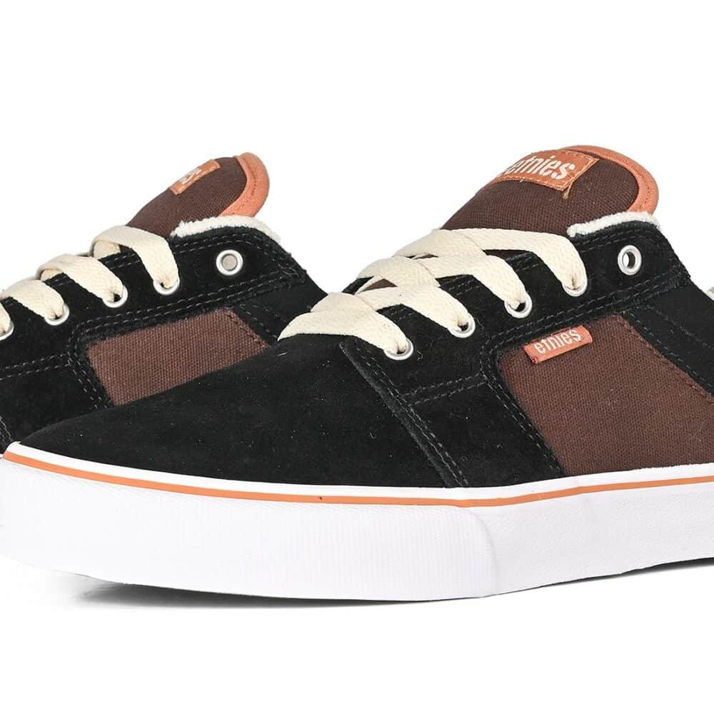 Etnies Barge LS Skate Shoes - Black/Brown