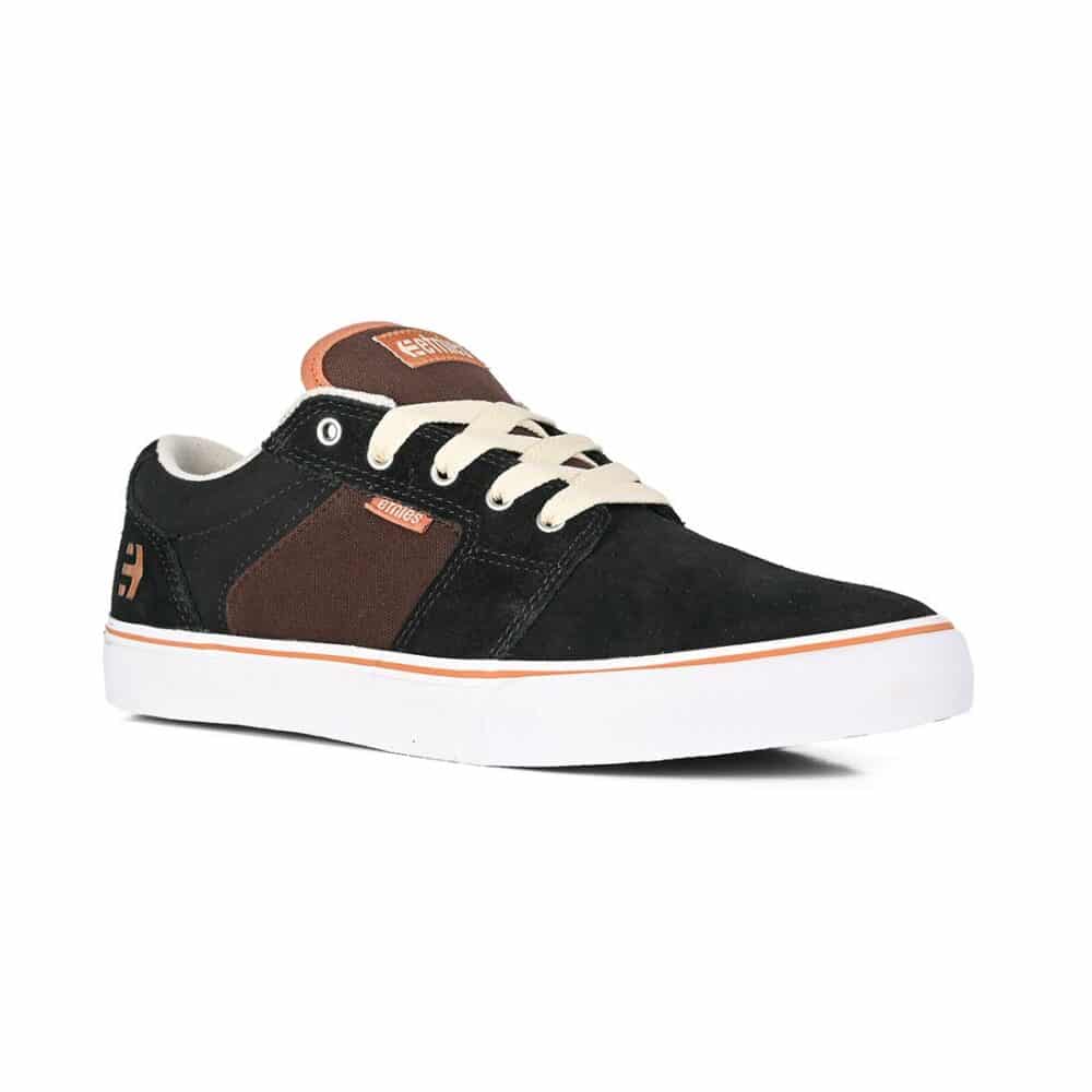 Etnies Barge LS Skate Shoes - Black/Brown