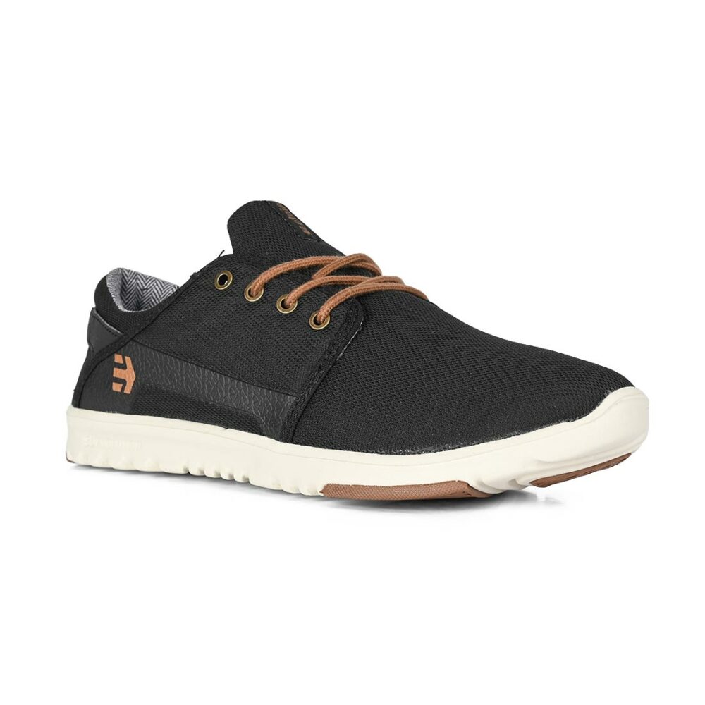 Etnies Scout Shoes - Black/Gold/White