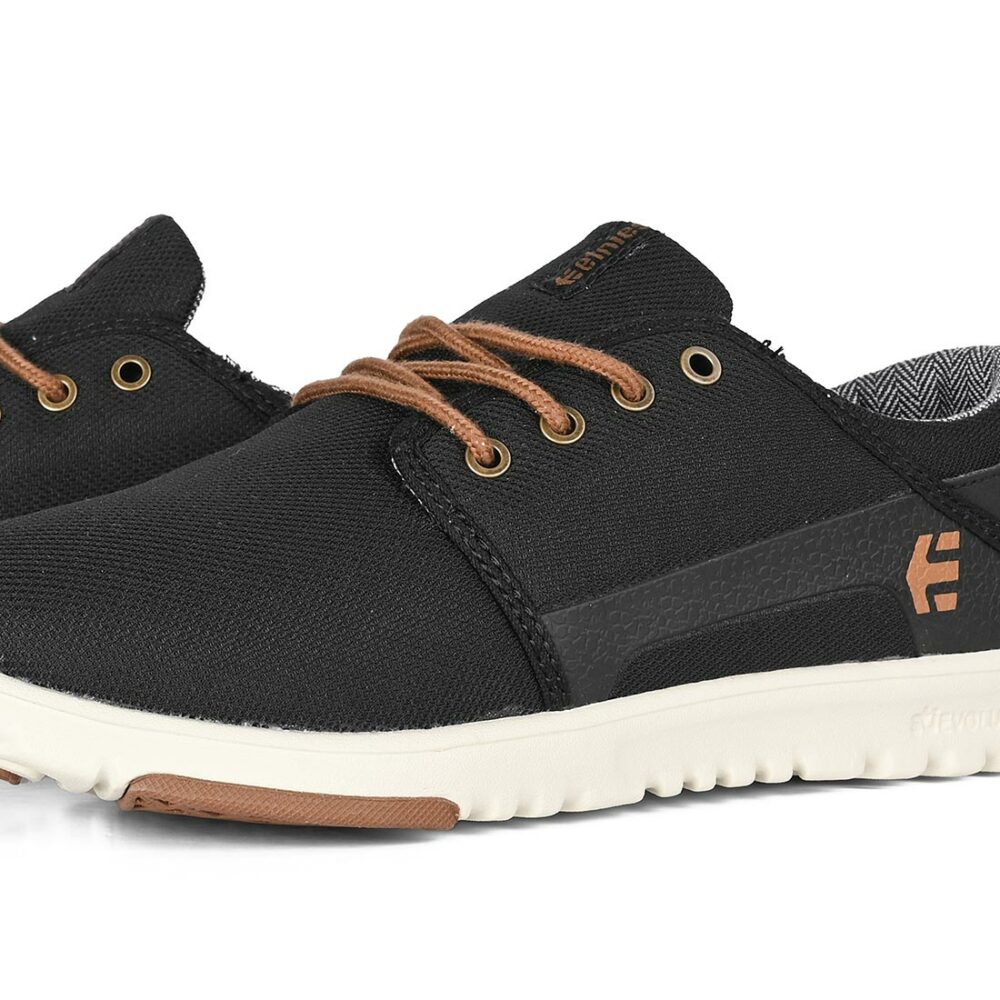 Etnies Scout Shoes - Black/Gold/White