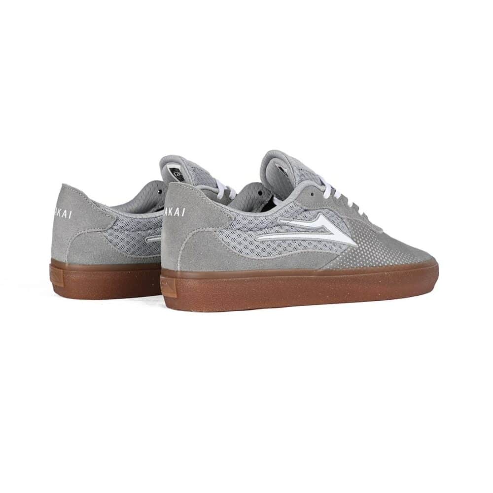 Lakai Essex Skate Shoes - Light Grey/Gum