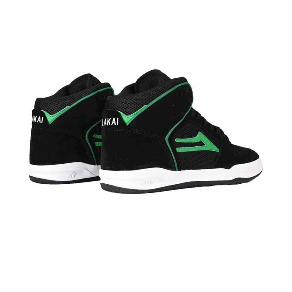 Lakai Telford High Top Skate Shoes - Black - Image 3