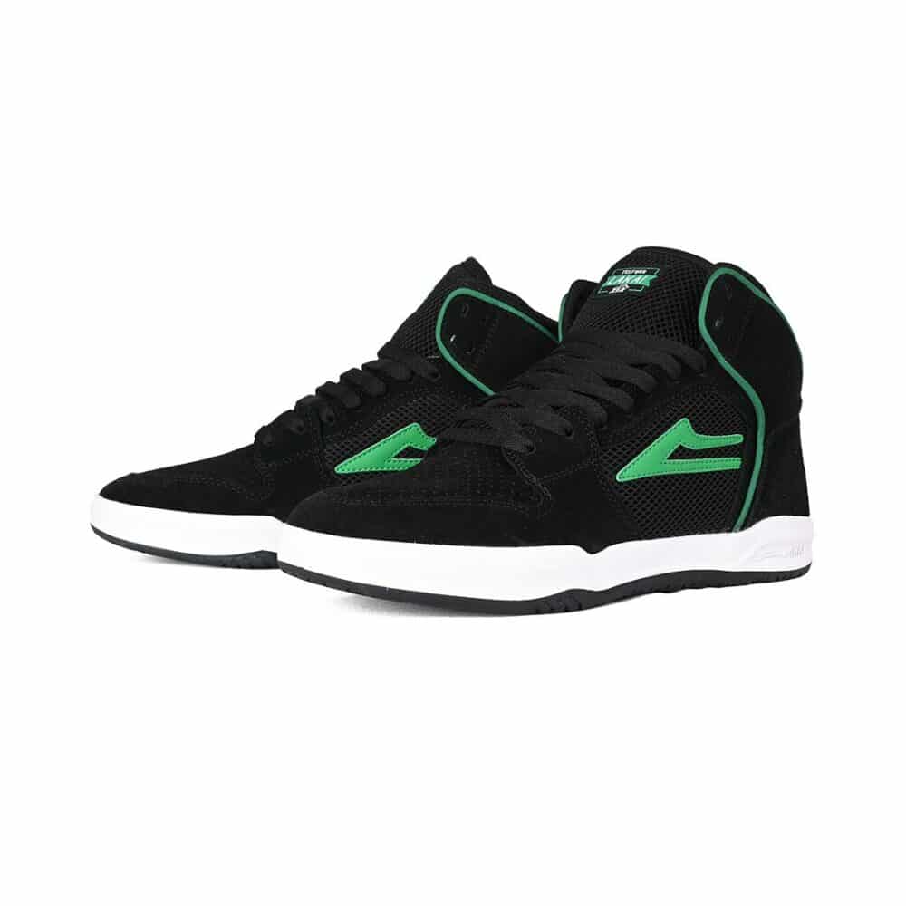 Lakai Telford High Top Skate Shoes - Black - Image 2