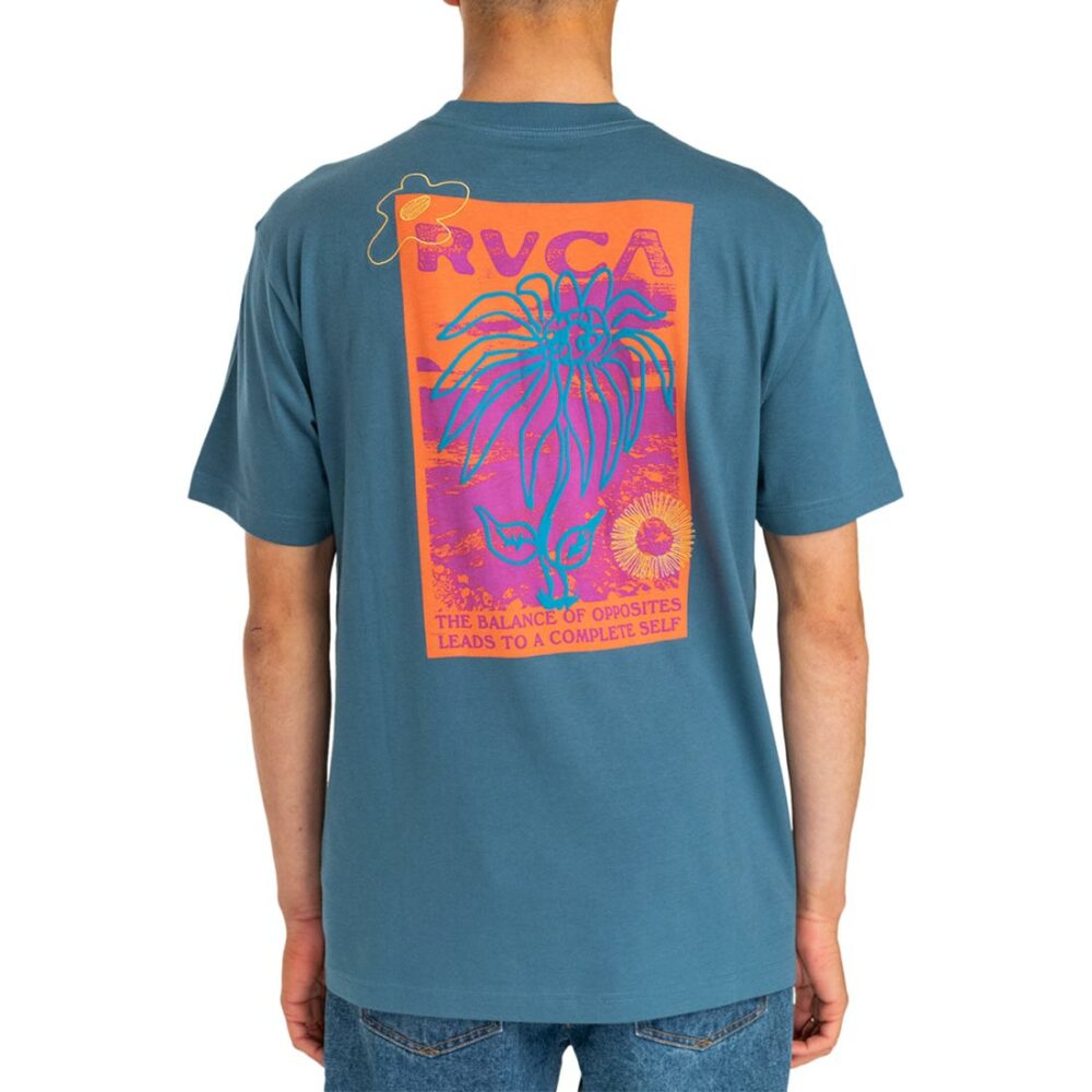 RVCA Atomic Jams S/S T-Shirt - Cool Blue