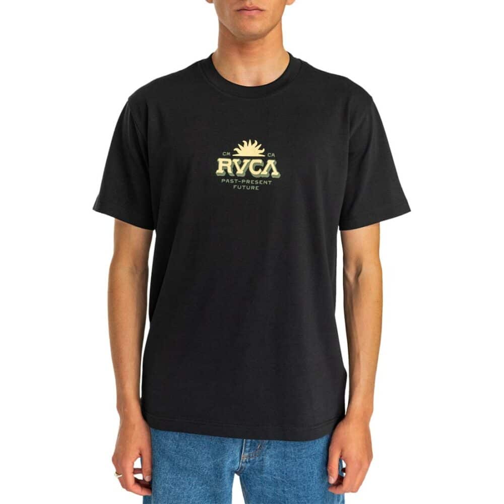 RVCA Mosaic S/S T-Shirt - Black