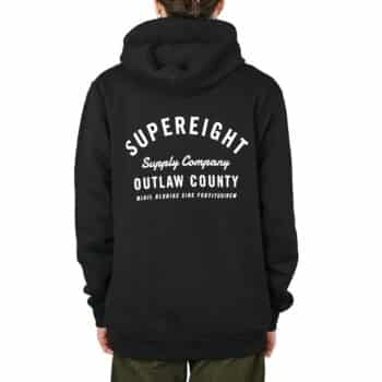 Supereight Supply Co Outlaw Pullover Hoodie - Black (Copy)