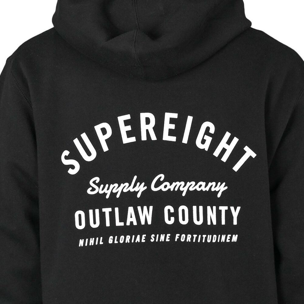 Supereight Supply Co Outlaw Pullover Hoodie - Black