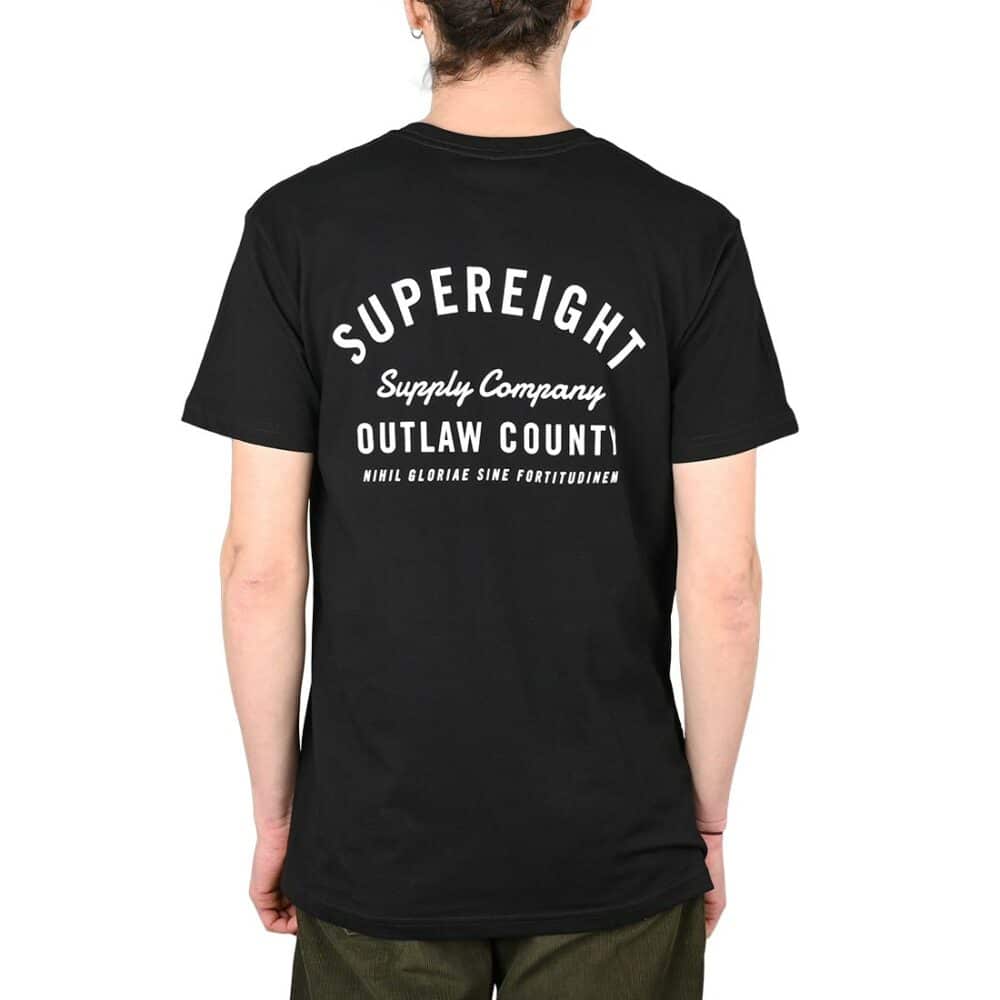 Supereight Supply Co Outlaw S/S T-Shirt - Black