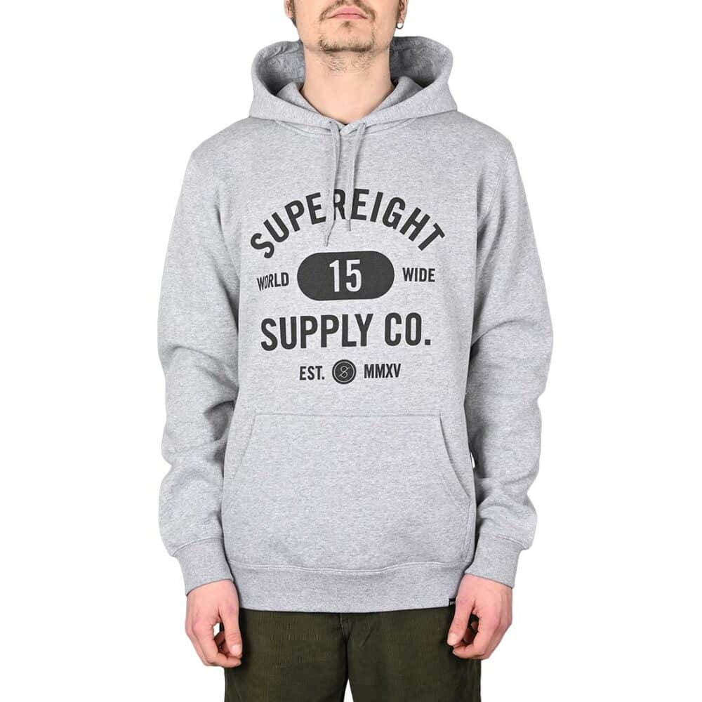 Supereight Supply Co Worldwide Pullover Hoodie - Athletic Heather