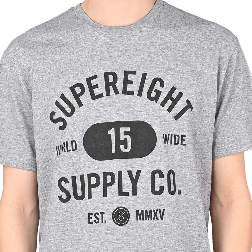 Supereight Supply Co Worldwide S/S T-Shirt - Athletic Heather