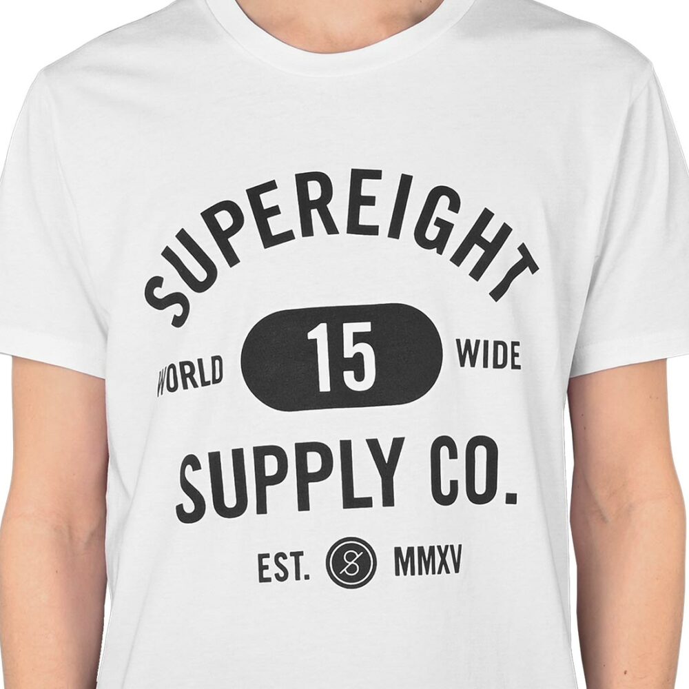 Supereight Supply Co Worldwide S/S T-Shirt - White/Black