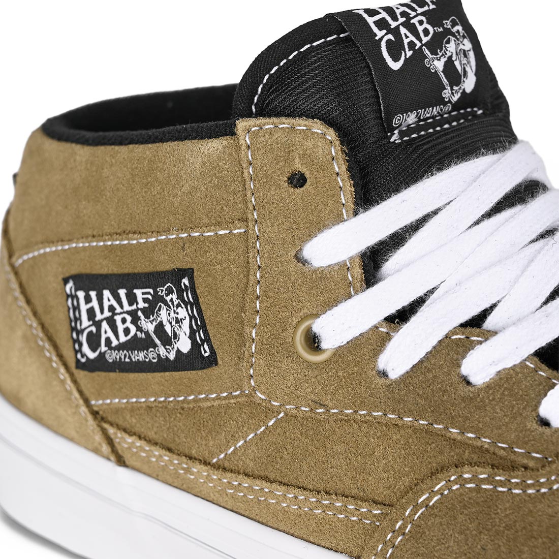靴 VANS SKATE HALF CAB 27.0 Gothic Olive Vans Half Cab Skate Shoes - Gothic Olive - Supereight