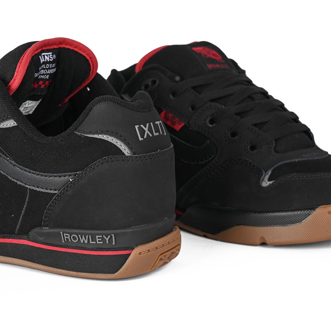 Vans Rowley XLT Skate Shoes Black Chilli Pepper Supereight
