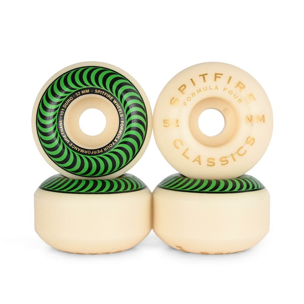 Spitfire Formula Four Classics 101D 52mm Wheels - Green