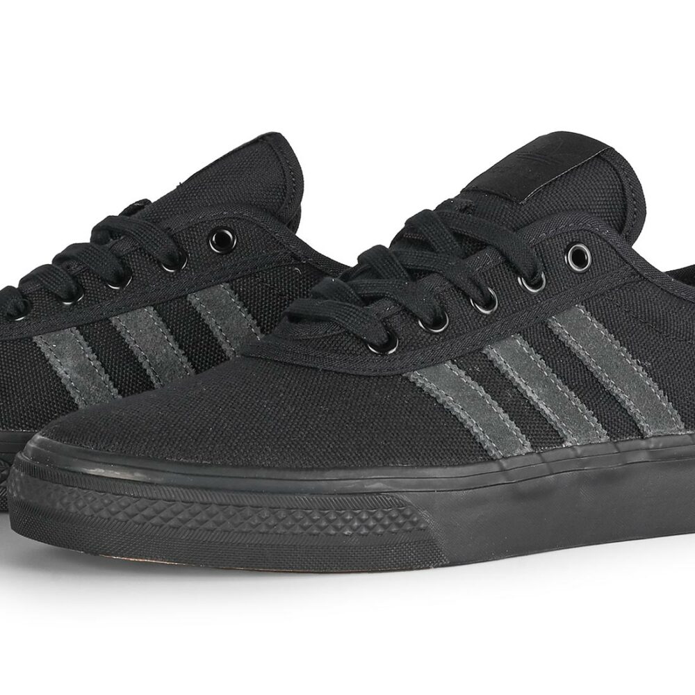 Adidas Adi Ease Skate Shoes - Black/Carbon/Black