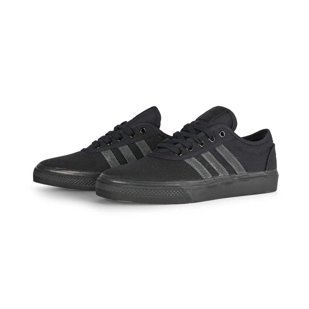 Adidas Adi Ease Skate Shoes - Black/Carbon/Black