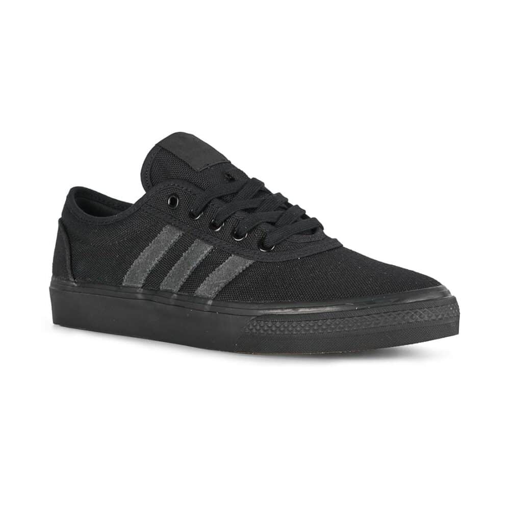 Adidas Adi Ease Skate Shoes - Black/Carbon/Black