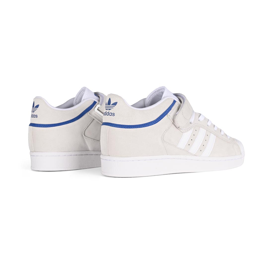 Adidas Pro Shell ADV Skate Shoes White White Royal Blue
