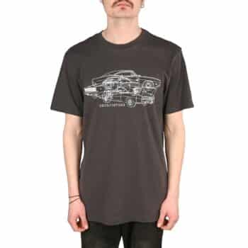 Deus Ex Machina Charger S/S T-Shirt - Anthracite